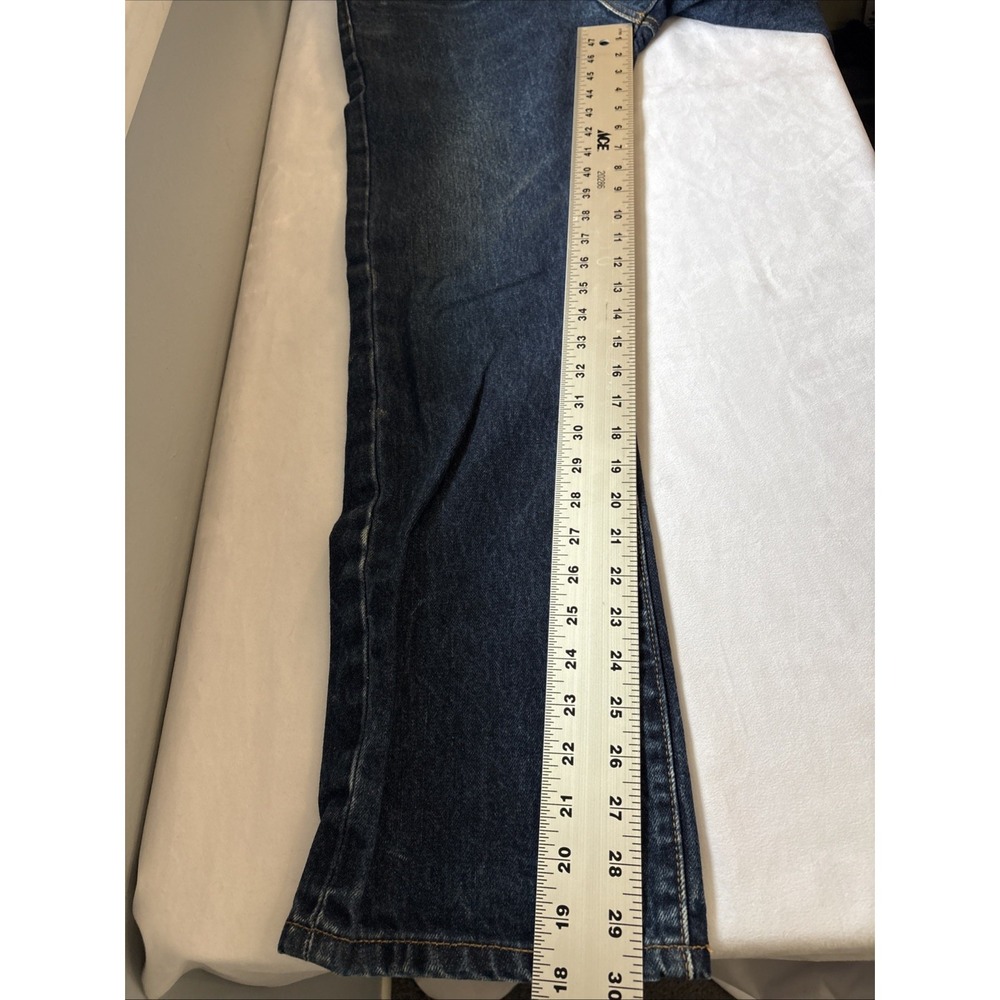 Levi's 517 Bootcut Jeans Mens 30x30 Distressed Hole Fade Western Modern Cowboy - Picture 13 of 13